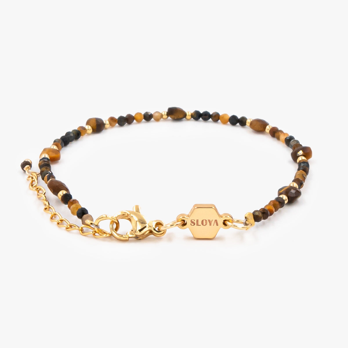 Bracelet PALOMA en pierres Oeil de Tigre - SLOYA